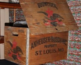 Anheuser-Busch Inc. Crate w/Lid