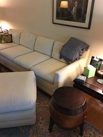 Very nice mid century sofa and ottomans!