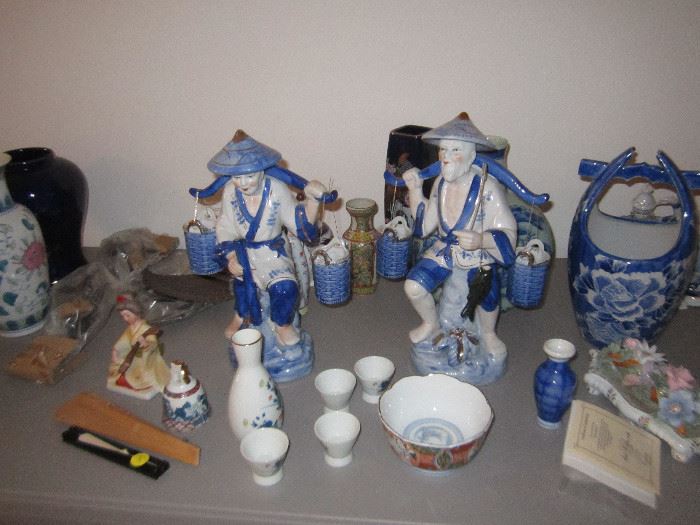 Asian porcelain figurines
