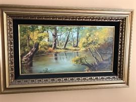 Painting by Lenzie Periman