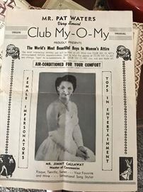 Club My-O-My program New Orleans