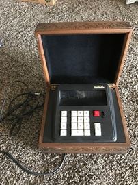 Boxed adding machine by Unitrex Executive