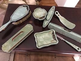 Vintage vanity set