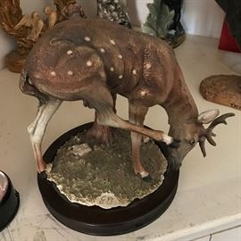 Deer scratching by G.A.