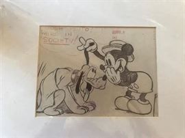 Mickey and Pluto