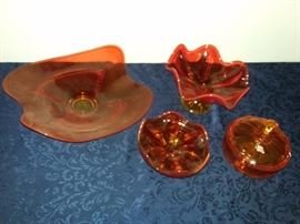 Tangerine Viking Glass 