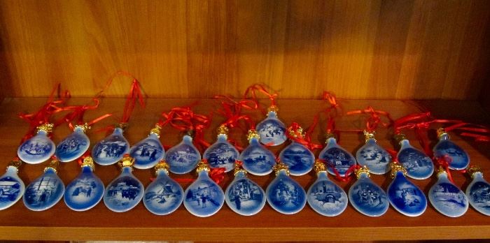 Bing & Grondahl annual Christmas drop ornaments - 26