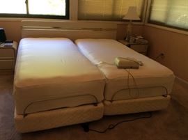 Sleep number beds on Leggett & Platt electric adjustable beds frames
