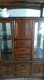 China cabinet, matching table and chairs available also