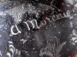 Signature on Girl on Pillow bronze