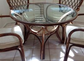 Rattan dining set