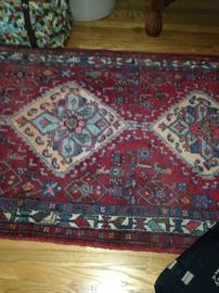 In excellent condition oriental rug runner.  
