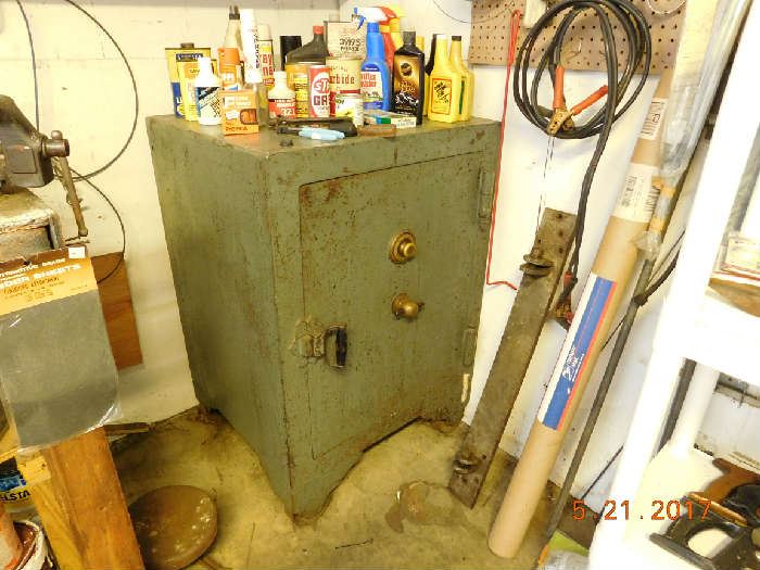 Large old safe.