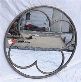 Home Goods Mirror Diameter 32” W/Metal Frame