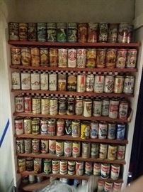 Misc beer cans of all kinds and types -  Michelob, Ironcity, Gestaves, Keystone, Molson, Lebatt's Pabst, Pearl, Schell's  THESE WILL BE SOLD AS A LOT - ALL BOTTLES AND CANS. 