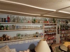 Mini Liquor bottles, mugs of all sizes, shot glasses