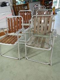 VINTAGE LAWN CHAIRS