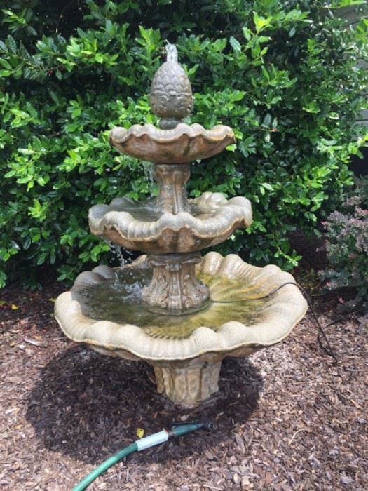 Beautiful garden fountain
