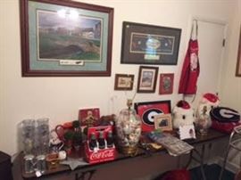 Coke memorabilia and Georgia Bulldog memorabilia