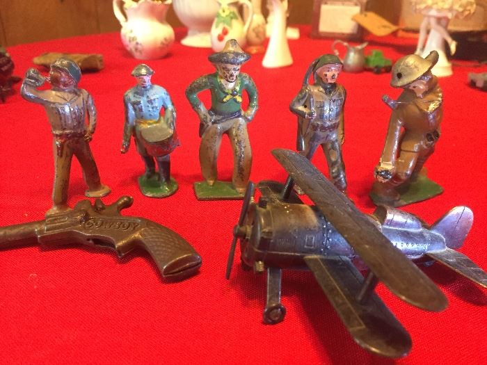 Cast Iron Toys and Flying Ace Pencil sharpener