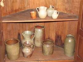 North Carolina salt glazed pottery