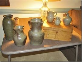 Salt glazed pottery