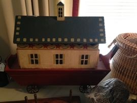 Noah's ark with animals