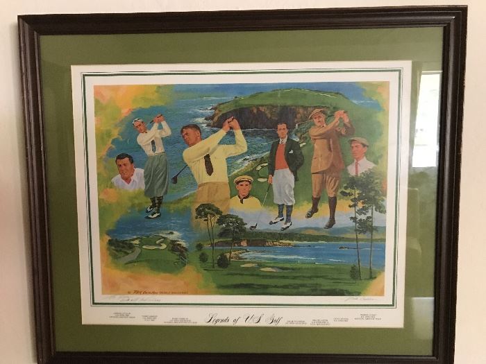 Olympic Club limited print signed