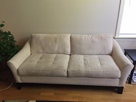 White Sofa 86" long and 41" Deep