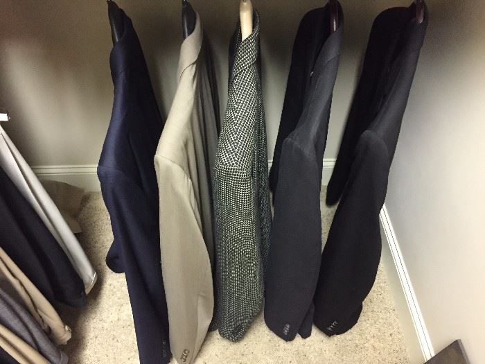 Sport Coats and Suits, primarily size 44