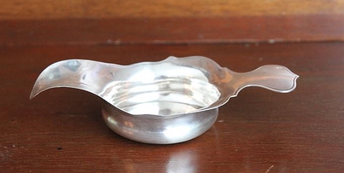 Dutch silver pap spoon