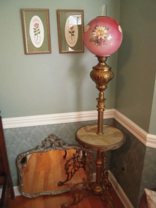 wonderful old piano lamp