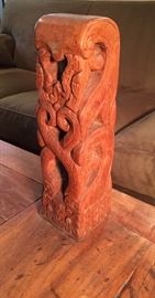 Close-up of Carved Coffee Table, Denpasar Bali