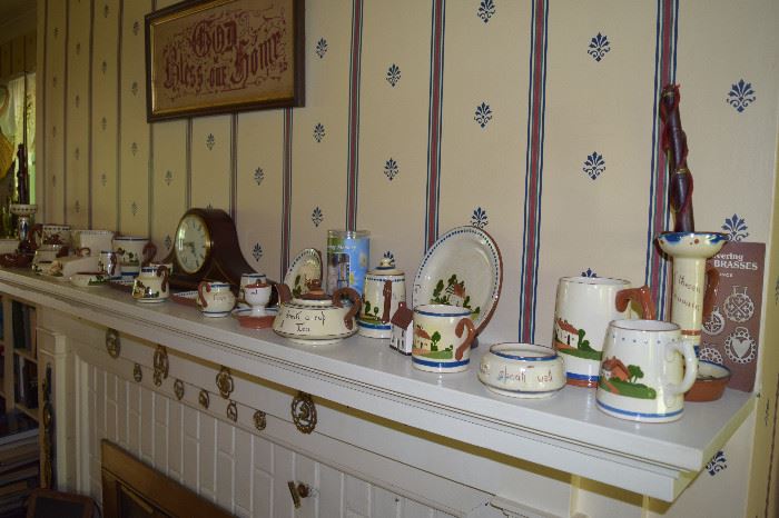 English Toruay Mottoware ceramics