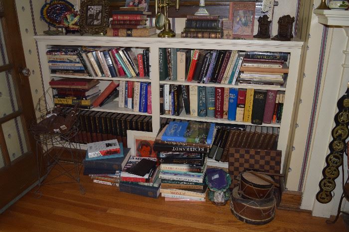 Tons of antique and new books