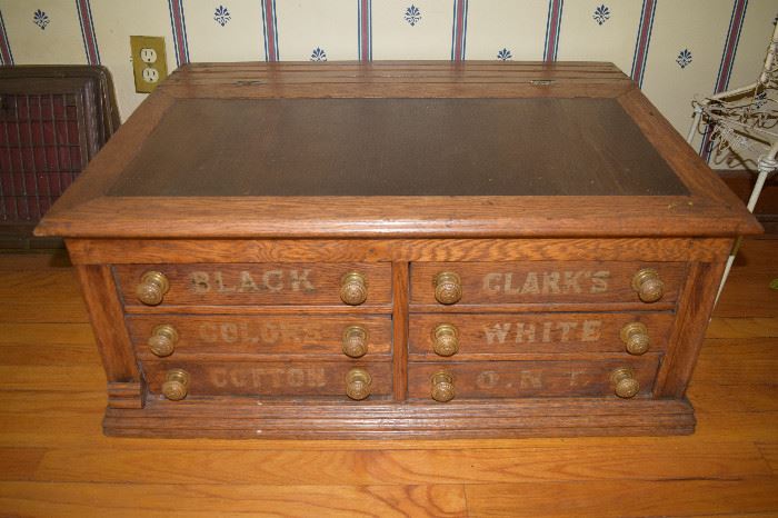 Coats & Clark Spool Cabinet