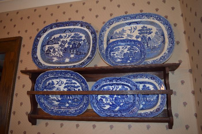 Blue Willow platters