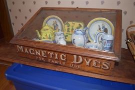 Magnetic Dyes for Family Use retail countertop display case