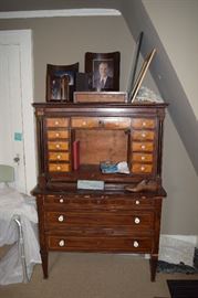 Antique secretary desk