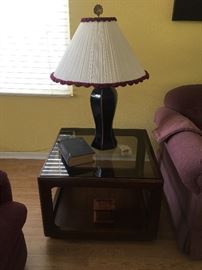 end table with lamp