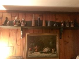 Vintage German Steins and mugs