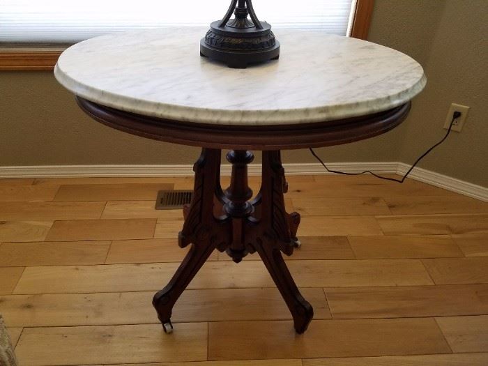 Oval Marble Top Piece