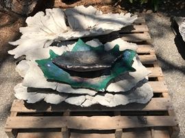 Cast cement elements