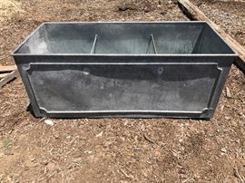 Zinc trough