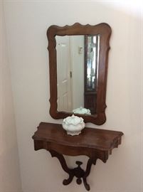 Mirror & hallway console