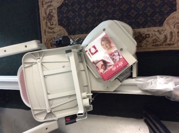 Acorn stair lift available by silent bids only, bid by Saturday 2:30pm