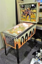 Vintage KISS pinball machine, by Bally, c. 1978. Poppers not responding, and score not lighting up.