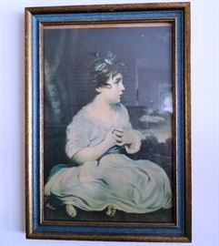 Vintage (somewhat faded) child print