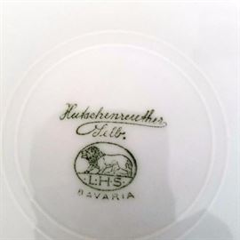 China stamped Hutschenreuther Gelb Bavaria