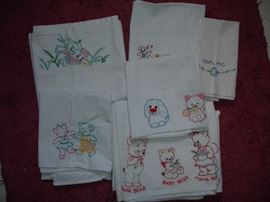 Embroidered Doll Sheets